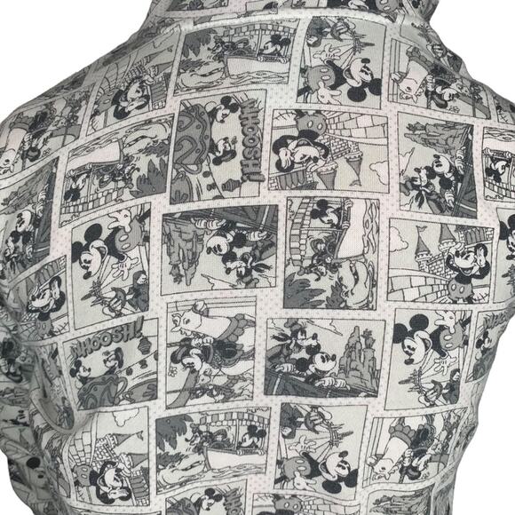 Disney Mickey and Minnie Hoodie Zipper down Black and White Printed Size… - Picture 9 of 13